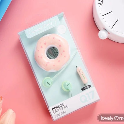 Creative donut winding music subwoofer mobile phone diy big computer headset wired girl male sports gift