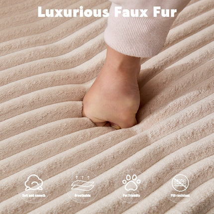 L-Shaped Compression Sofa Bed, Convertible Sectional Sofa With Pillow Back Support - Foldable Floor Couch Lounger, Corduroy Fabric Futon Sleeper For Living Room, Bedroom, Game Room