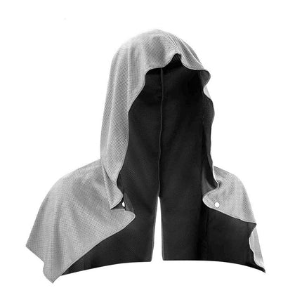 Quick Drying Sports Towel U-shaped Hoodie Cooling Towel Sun Protection Beach Cool Towel For Camping Gym Swimming Running Yoga