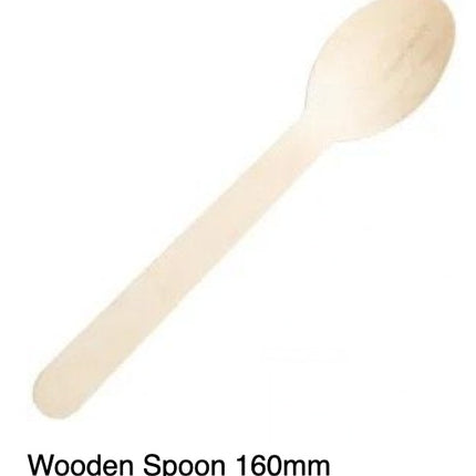 50pcs Disposable Wooden Spoons