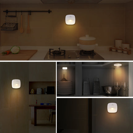 Motion Sensor Light, Veshow Battery Powered Night Light, Stick on LED Light