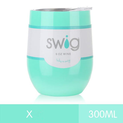 hot drink cups 9 унц. the egg in the form of a 304 stainless steel drink Tumber mug lid wine beer vacuum thermos cup