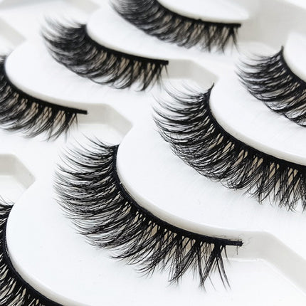 Self-adhesive Eyeliner False Eyelashes Multi-layer Cross-section False Eyelashes