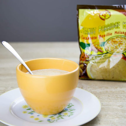 Jamaican Porridge Mix by Creation Foods - Nutritional and Energizing Hot or Cold Morning Cereal 150-200 grams (Peanut Porridge Mix, 200 Grams)