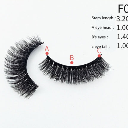Self-adhesive Eyeliner False Eyelashes Multi-layer Cross-section False Eyelashes