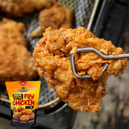Spur Tree Jamaican Island Style Chicken Mix - Seasoned Coating for Crispy Flavor - Frying Magic for Deliciously Easy Meals - 3 Lbs