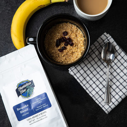 PREMIUM PLANTATION BLUE TRADITION CLASS EXPERIENCE 100% Jamaica Blue Mountain Coffee Medium Roasted and Ground (16oz)