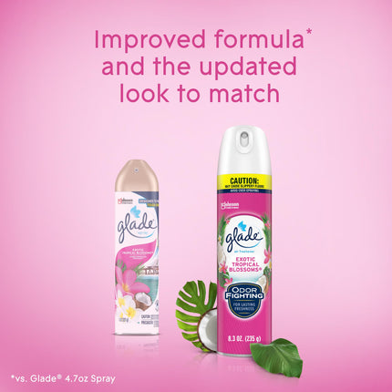 Glade Air Freshener Room Spray, Clean Linen, 8.3 oz, 6 Count