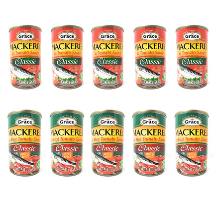 Grace Chunky Mackerel In Tomato Sauce 15oz - 2 Pack - Canned Mackerel