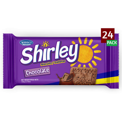 Wibisco Shirley Biscuits, Original, 3.7 oz (Pack of 24)