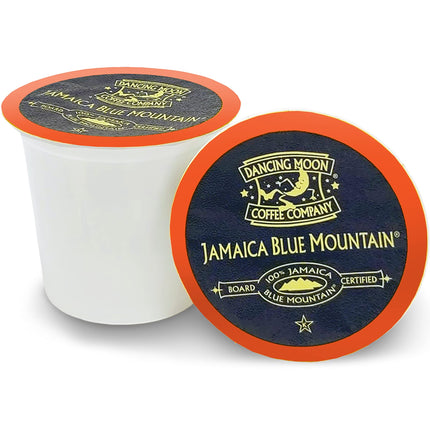 Dancing Moon Brand, 100% Pure Jamaica Blue Mountain Coffee Pods - for Keurig KCup Brewers, Medium Roast