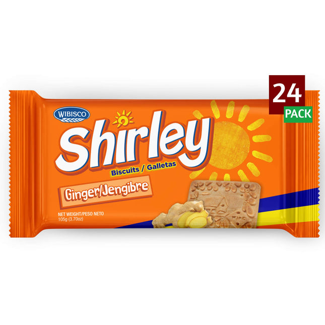 Wibisco Shirley Biscuits, Original, 3.7 oz (Pack of 24)