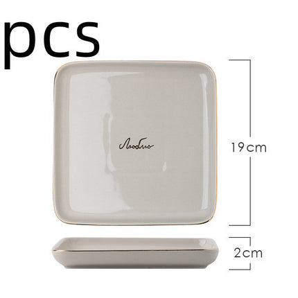 Light Luxury Ceramic Tableware Couple Tableware