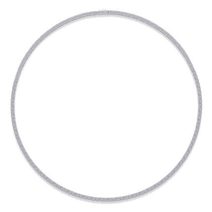 Winter Lake Luxury Fashion Set Mosan Diamond S925 Silver Necklace Rivaling Natural Diamonds