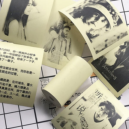 Mini Bliuetooth Wireless Thermal Printer Paper Sticker Label Printer