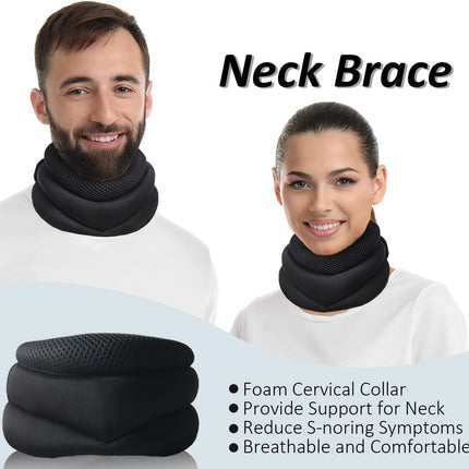 Upgraded Neck Brace Foam Cervical Collar For Pain Relief And Pressure In Spine Adjustable Neck Support