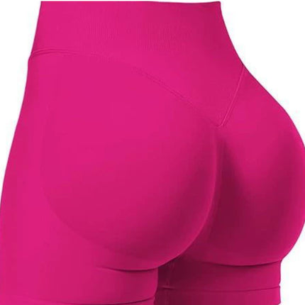 High Waist Yoga Shorts Tight Hip Raise Seamless Quick-drying Pants For Sports Fitness