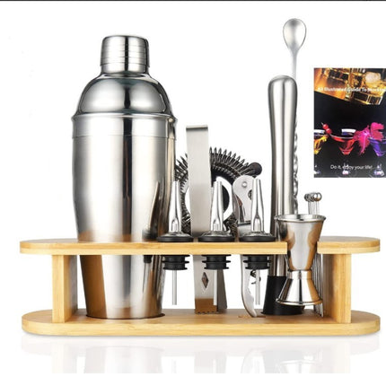 Stainless Steel Bar Tool Set 750 Cocktail Shaker