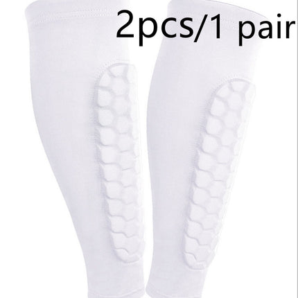 Honeycomb Shank Protection Foot Sock Men's Anti-collision Non-slip