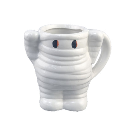 Halloween Mummy Ghost Shape Ceramic Mug
