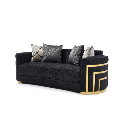 Soledad G00523A-S Sofa , Black