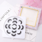7pairs 5D lotus disk eyelashes