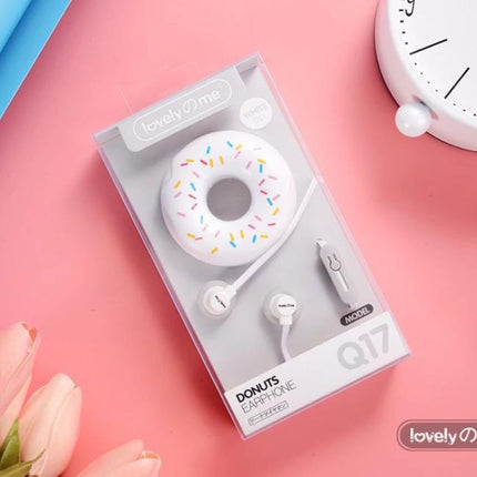 Creative donut winding music subwoofer mobile phone diy big computer headset wired girl male sports gift