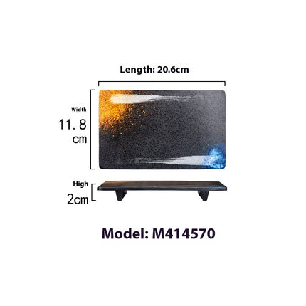 Rectangular Plate Creative Retro Hotpot Restaurant Tableware