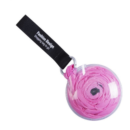 Disc folding portable shopping bag