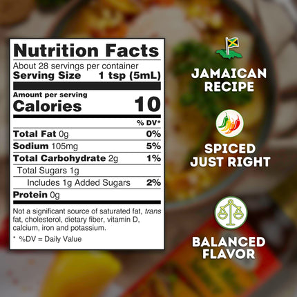 Grace Fish and Meat Sauce 4.8oz - Jamaican Seafood Seasoning & Meat Marinade - Caribbean Fish Sauce for Cooking or as a Chicken Marinade - Mild Jamaican Marinade & Seafood Sauce