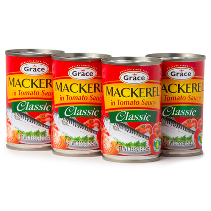 Grace Chunky Mackerel In Tomato Sauce 15oz - 2 Pack - Canned Mackerel