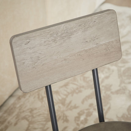 Long Bar Table Set With 3 PU Upholstered Bar Stools, Industrial Bar Table And Chairs For Kitchen Bre