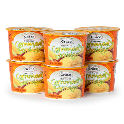 Grace Instant Porridge Corn Meal 2.1oz -12 Pack