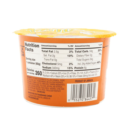 Grace Instant Porridge Corn Meal 2.1oz -12 Pack