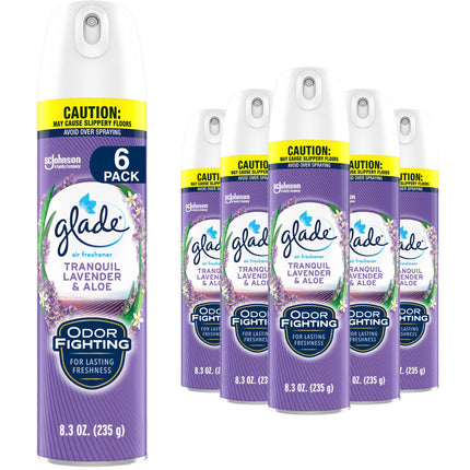 Glade Air Freshener Room Spray, Clean Linen, 8.3 oz, 6 Count