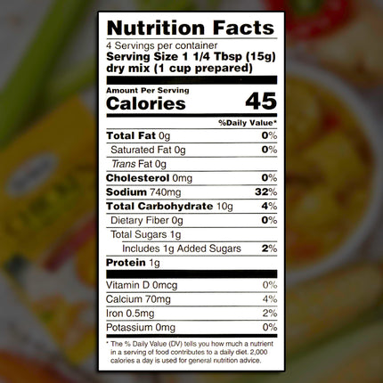 Grace Cock Flavored Soup Mix - 1.76oz - 6 Pack - Caribbean Soup Mix - Seasoning Packets