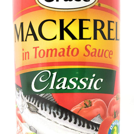 Grace Chunky Mackerel In Tomato Sauce 15oz - 2 Pack - Canned Mackerel