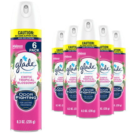 Glade Air Freshener Room Spray, Clean Linen, 8.3 oz, 6 Count