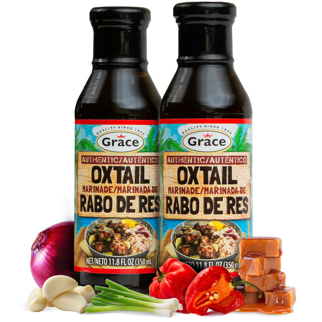 Grace Jamaican Style Jerk BBQ 16oz - 2 Pack Jamaican Jerk Seasoning, Marinade & Dipping Sauce - Best Hot Barbecue Sauce -