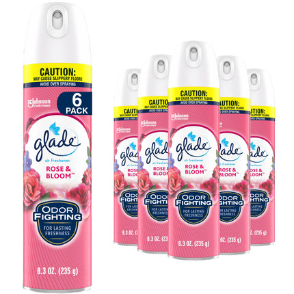 Glade Air Freshener Room Spray, Clean Linen, 8.3 oz, 6 Count