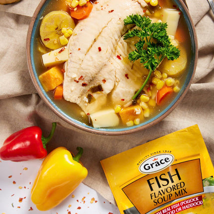 Grace Cock Flavored Soup Mix - 1.76oz - 6 Pack - Caribbean Soup Mix - Seasoning Packets