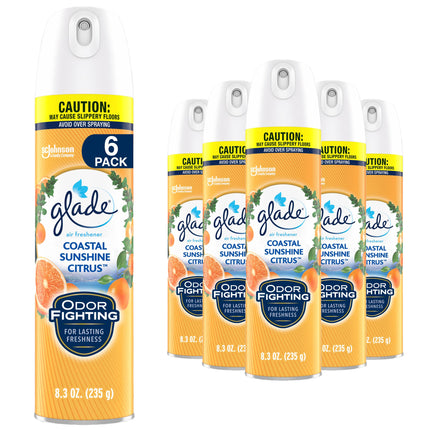 Glade Air Freshener Room Spray, Clean Linen, 8.3 oz, 6 Count