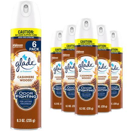 Glade Air Freshener Room Spray, Clean Linen, 8.3 oz, 6 Count