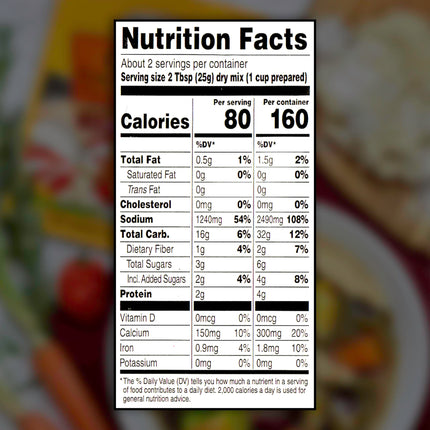 Grace Cock Flavored Soup Mix - 1.76oz - 6 Pack - Caribbean Soup Mix - Seasoning Packets