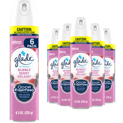 Glade Air Freshener Room Spray, Clean Linen, 8.3 oz, 6 Count