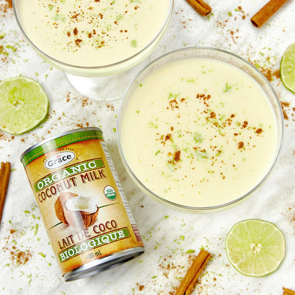 Grace Classic Coconut Milk 13.5 Fl Oz - 2 Pack - Unsweetened Coconut Milk Canned - Leche de Coco