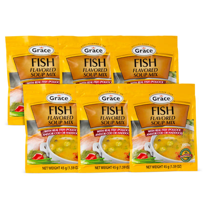 Grace Cock Flavored Soup Mix - 1.76oz - 6 Pack - Caribbean Soup Mix - Seasoning Packets