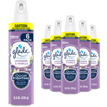 Glade Air Freshener Room Spray, Clean Linen, 8.3 oz, 6 Count