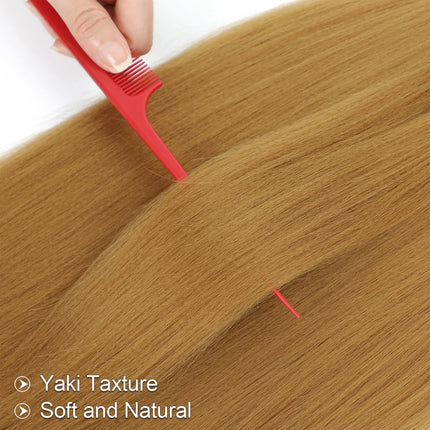 Easy Braids Ombre Braiding Hair Pre Stretched Long Braid 20Inch Professional Braid Hair Extensions Synthetic Crochet Twist Braids Ombre Braiding Hair (1b/bug/pink#-3PCS)