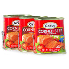 Grace Corned Beef Canned 12oz (3 Pack)
